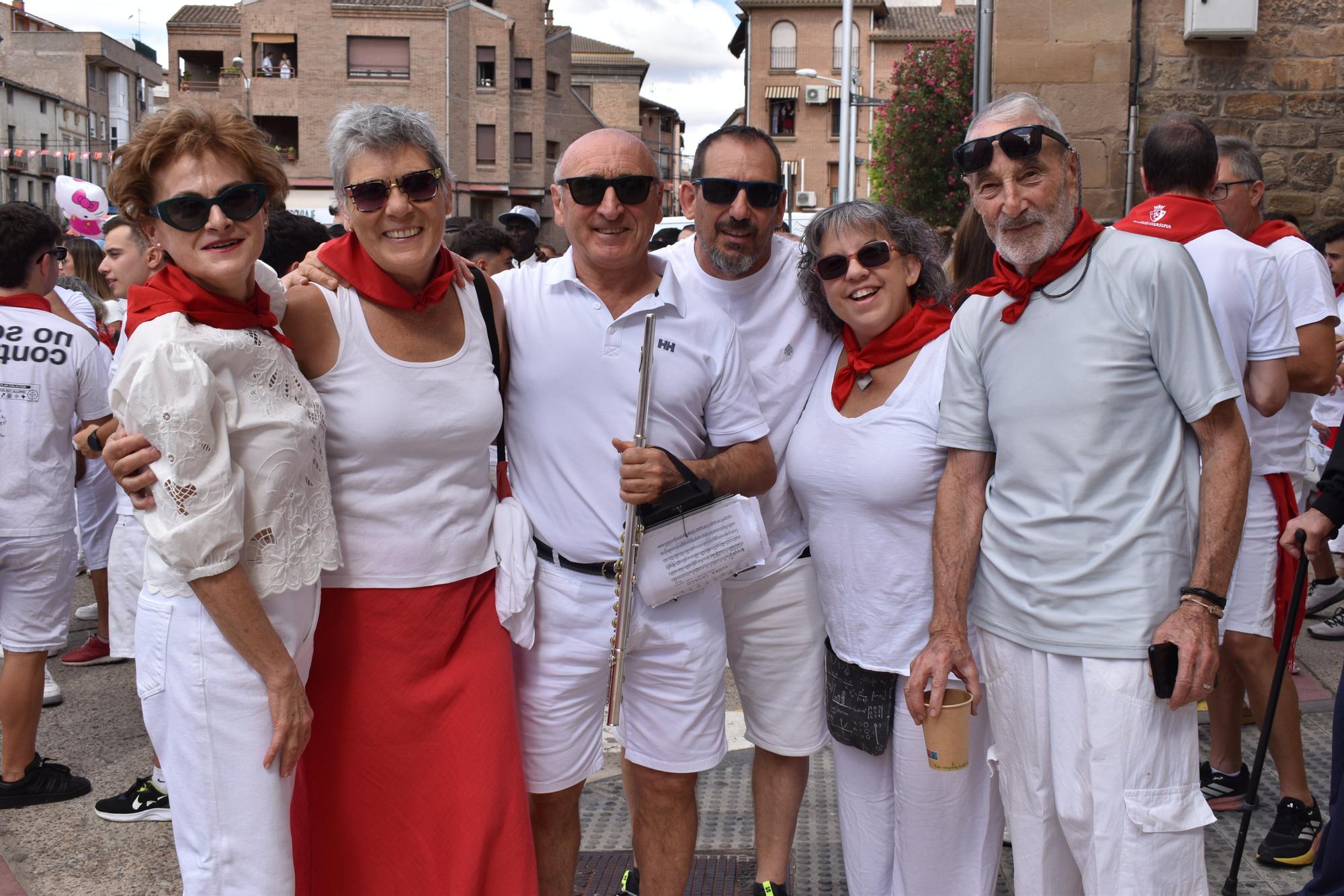 Fotos del chupinazo de las fiestas de Lodosa