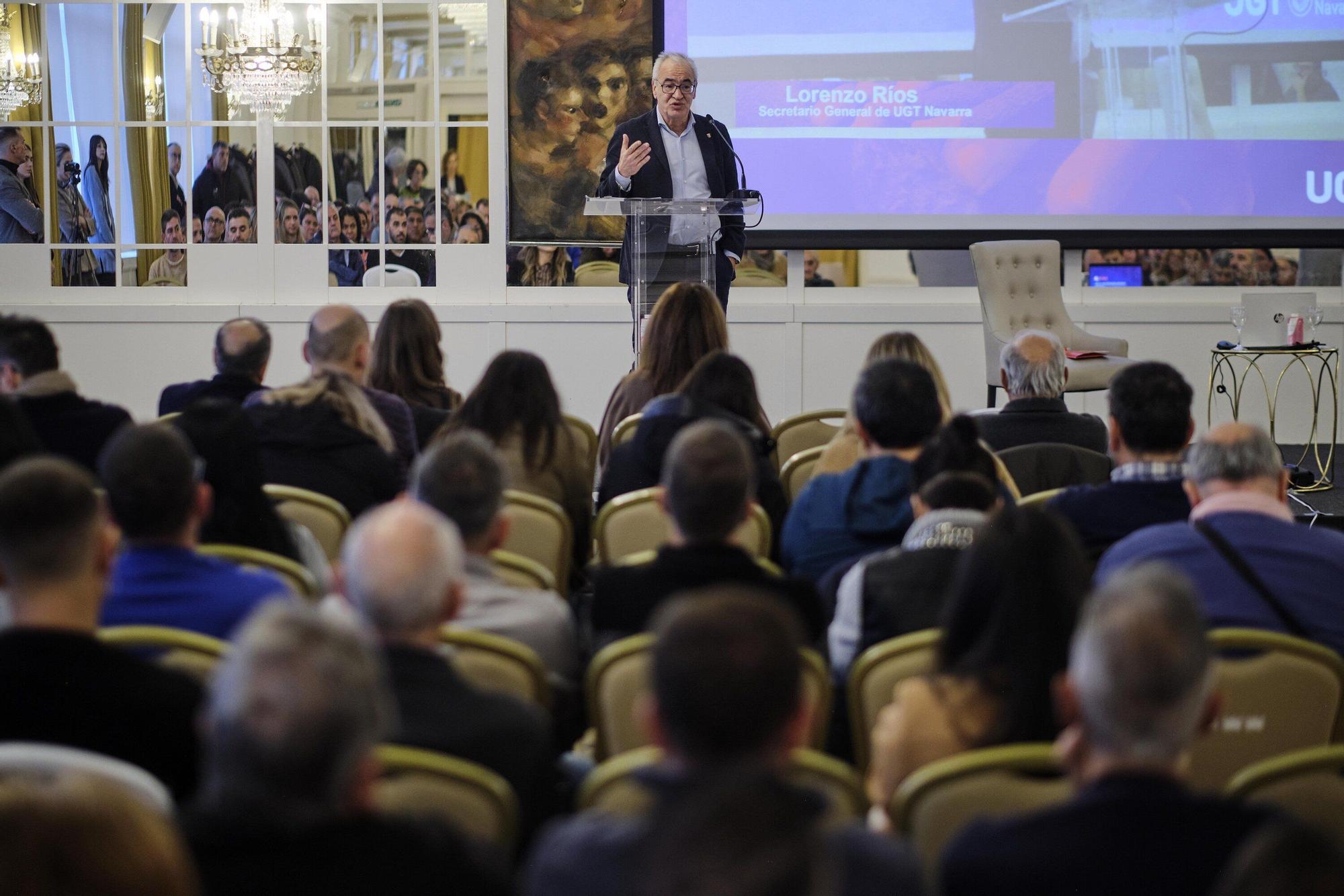 Jornada sobre negociación colectiva del sindicato UGT de Navarra