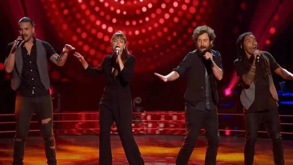 Los Demode Quartet, a su paso por &#039;La Voz&#039;.