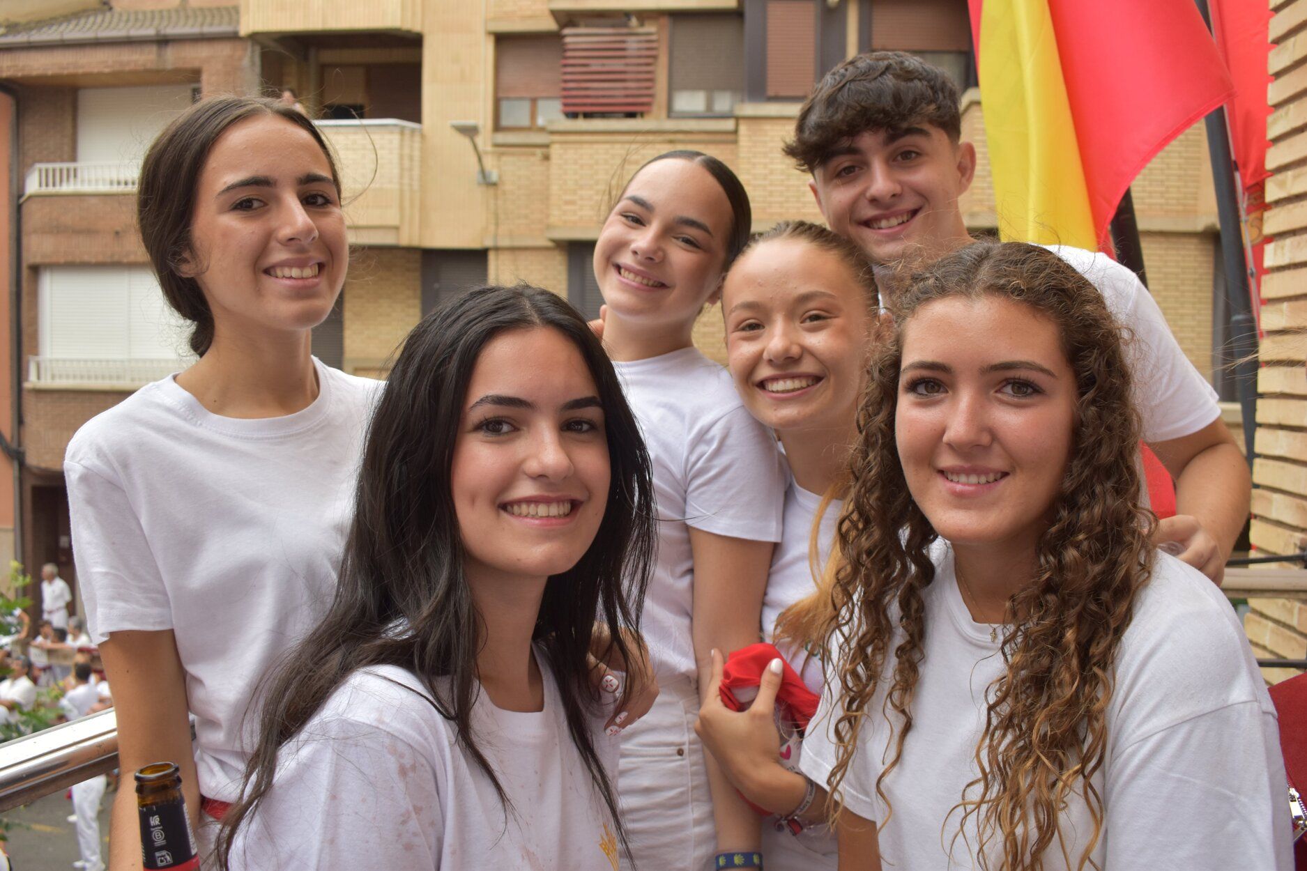 Fotos del chupinazo de fiestas de Azagra