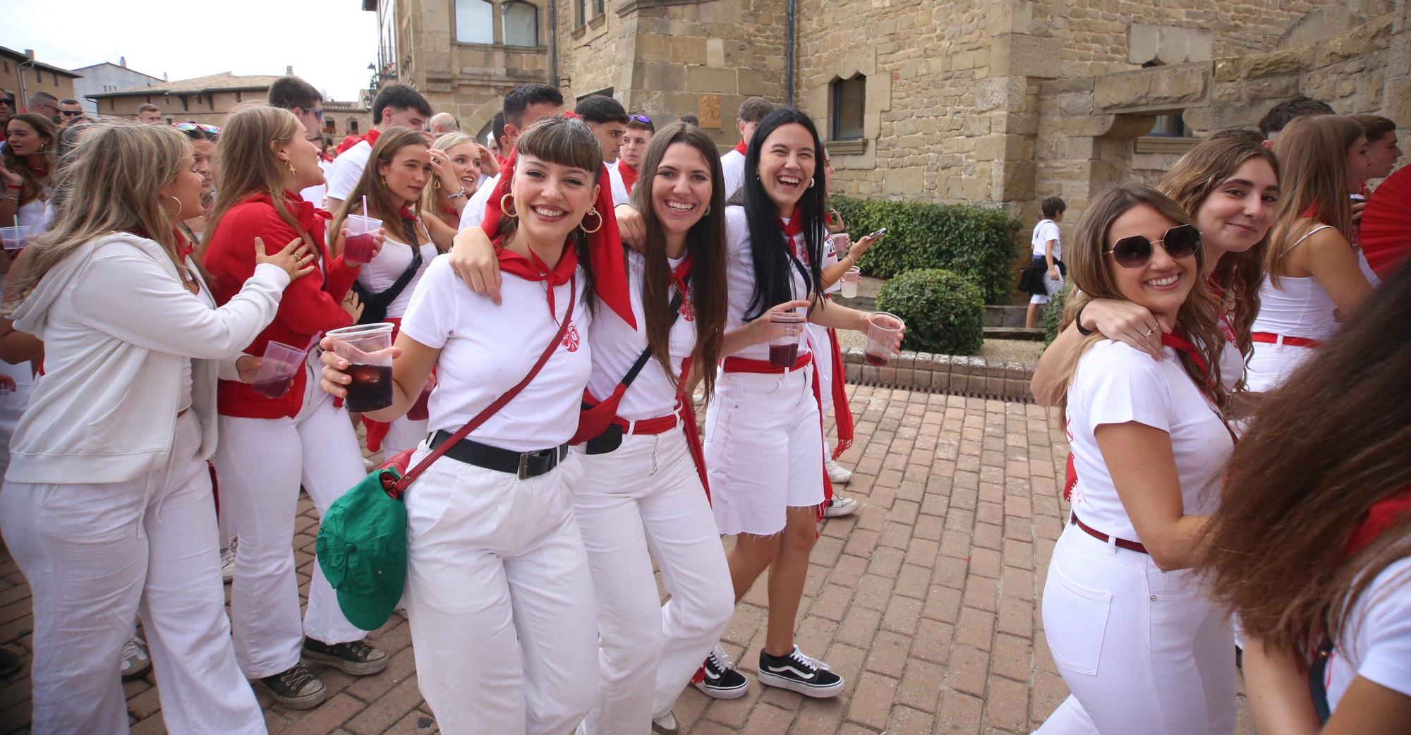 Fotos del chupinazo de Obanos