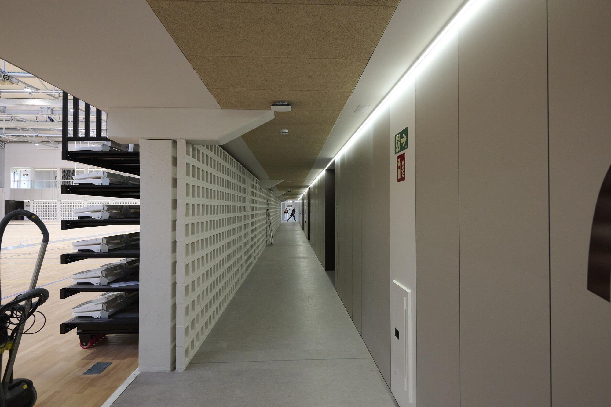 Fotos del nuevo polideportivo de Valle de Egüés
