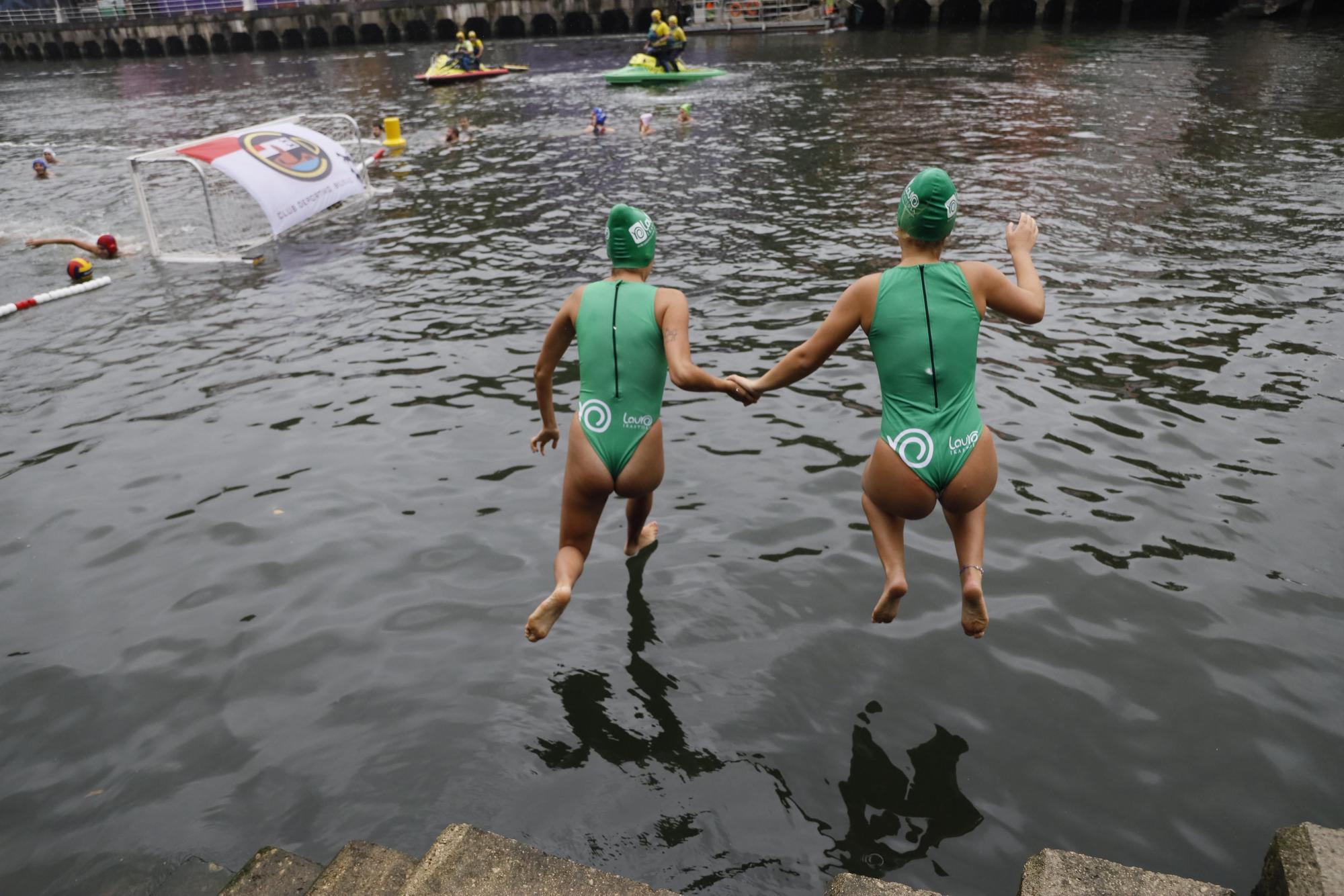 El waterpolo regresa a la Ría de Bilbao por Aste Nagusia