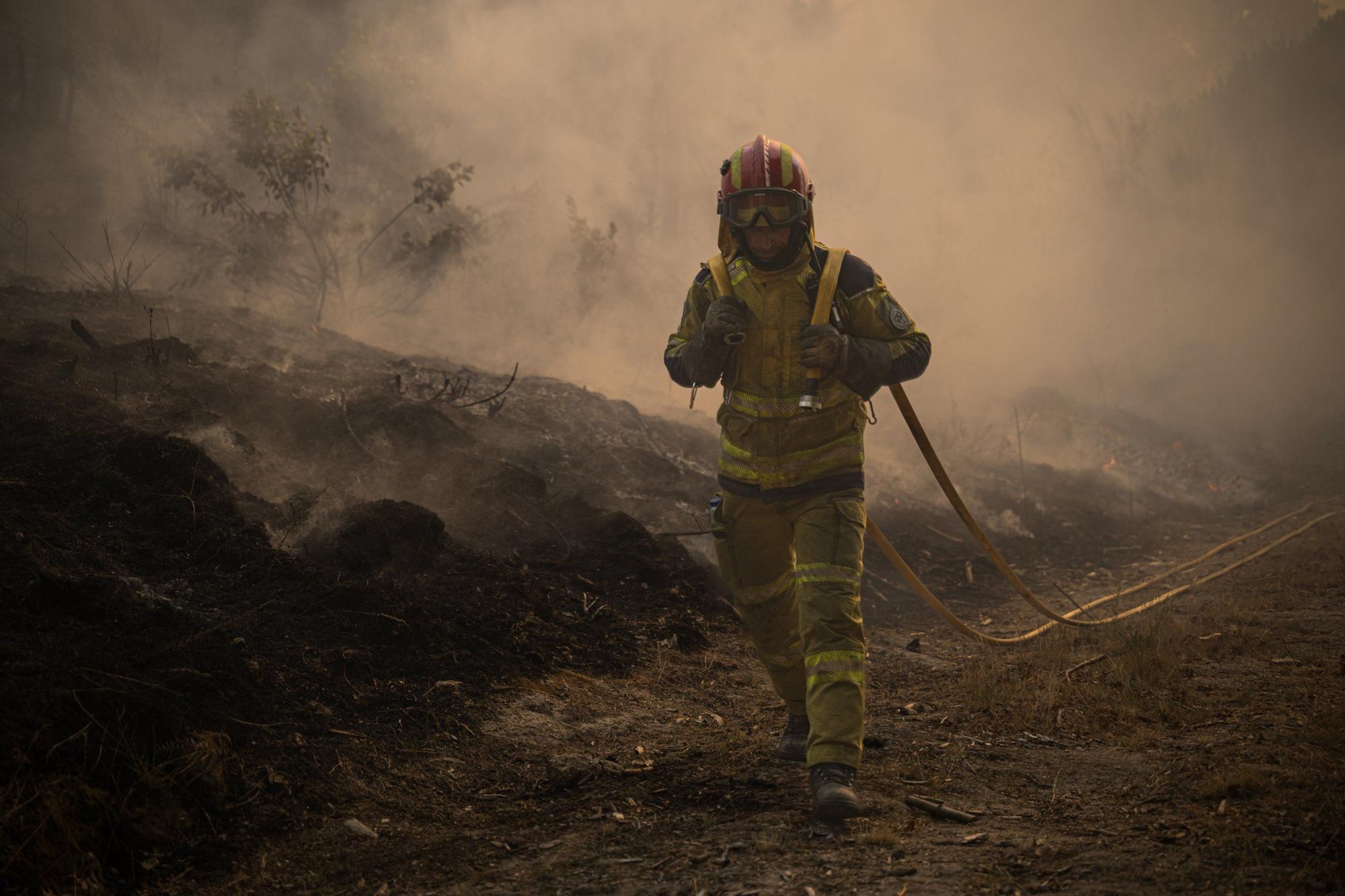 Semana negra de incendios: Cuatro muertos y 120.000 hectáreas quemadas