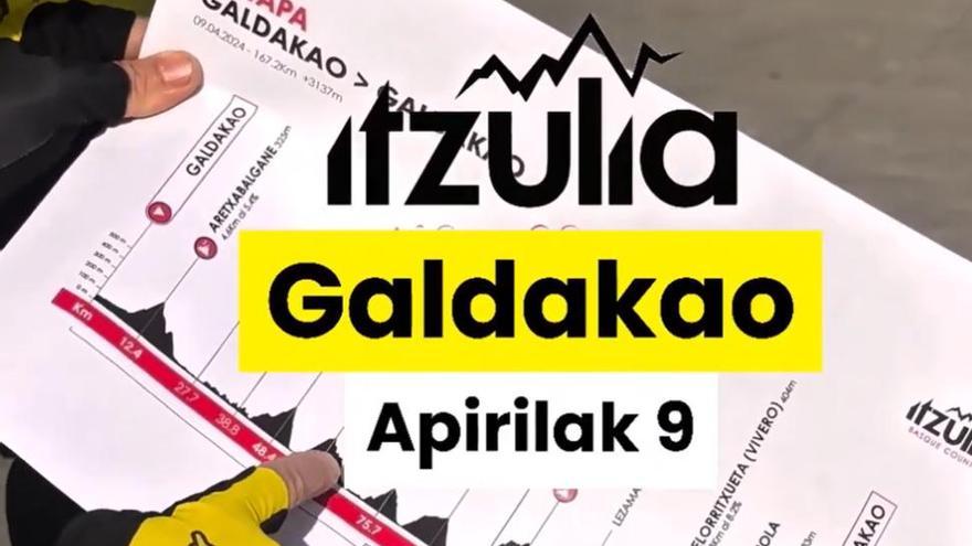 La Itzulia generará restricciones de tráfico y de aparcamiento en Galdakao