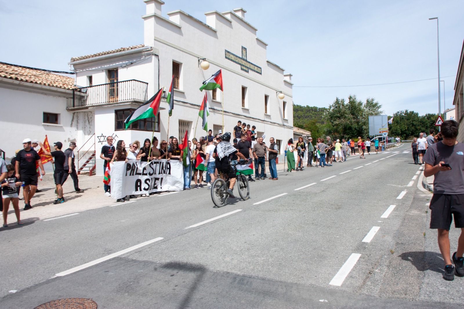 La Vuelta, a su paso por Aibar/Oibar