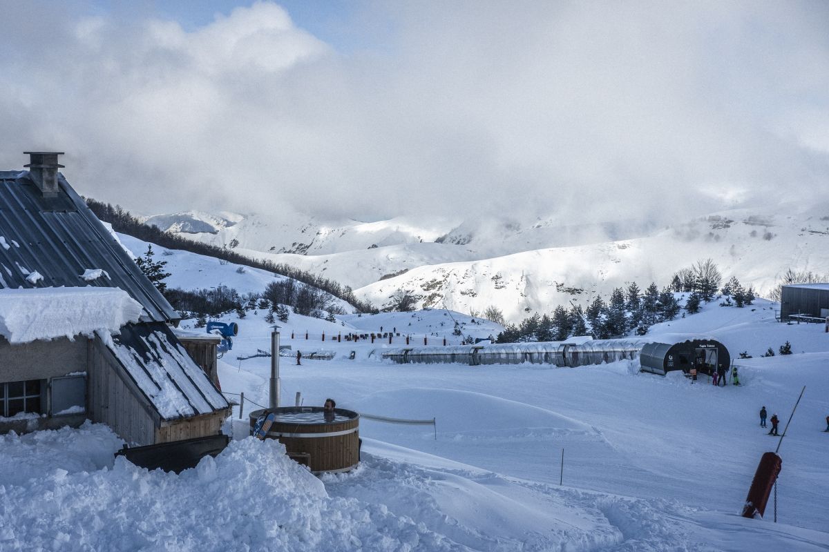Zona de spa y relax en Gourette.