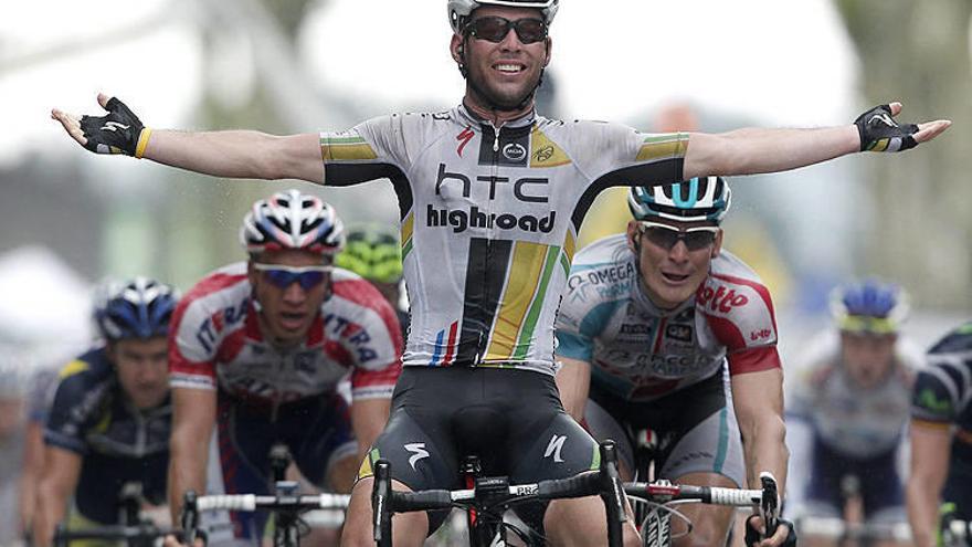Cavendish nuevo maillot verde, Rojas segundo