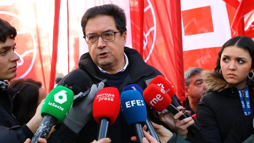 Óscar López evita retractarse de sus críticas al fallecido Lambán: "He expresado mi discrepancia política"