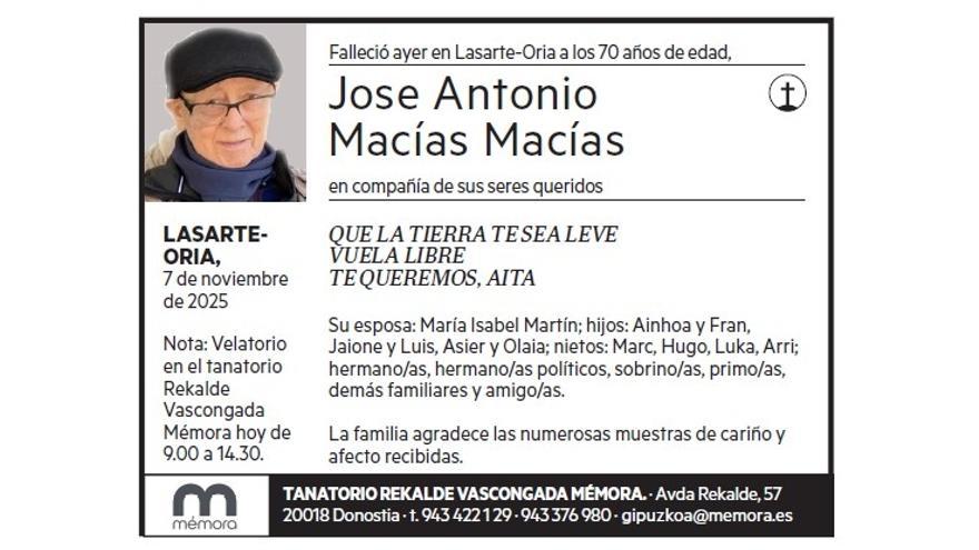 JOSE ANTONIO MACIAS MACIAS