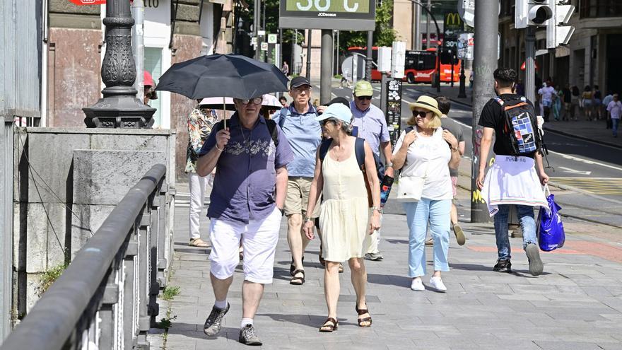Bizkaia se abrasa a más de 40 grados