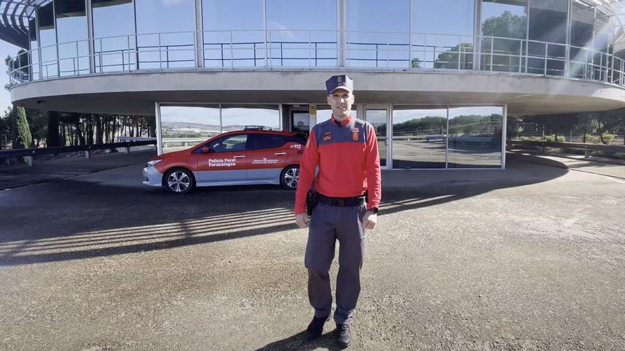 Iván Ortueta, nuevo Jefe de Policía Foral, se presenta a la plantilla