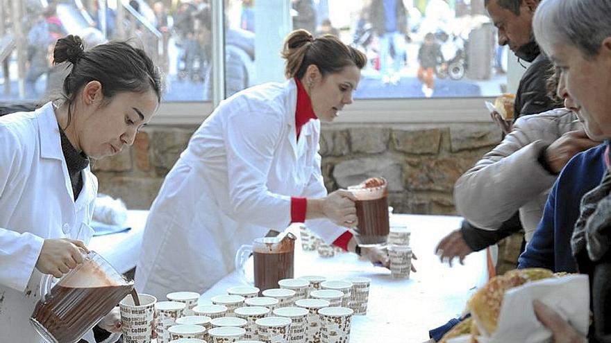 Mungia saborea el roscón más solidario