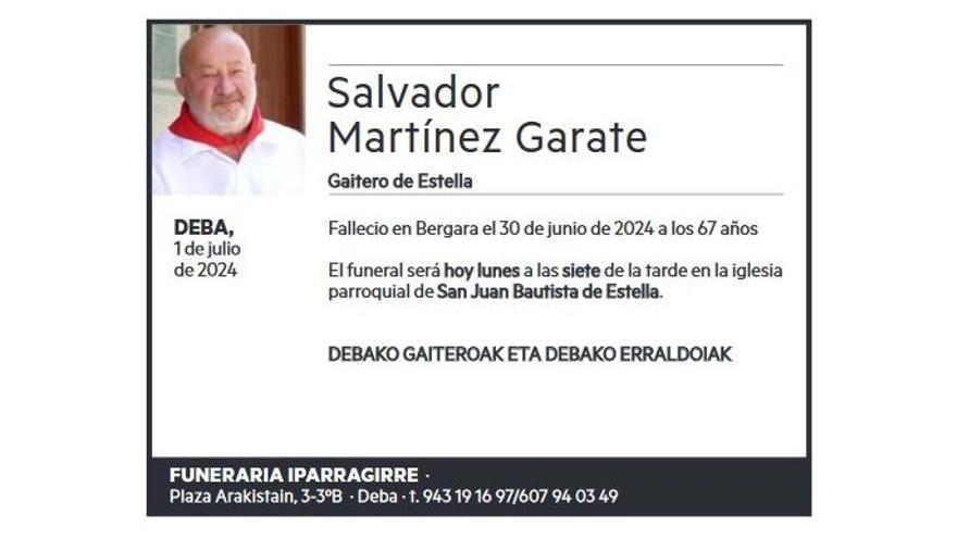 SALVADOR MARTINEZ GARATE