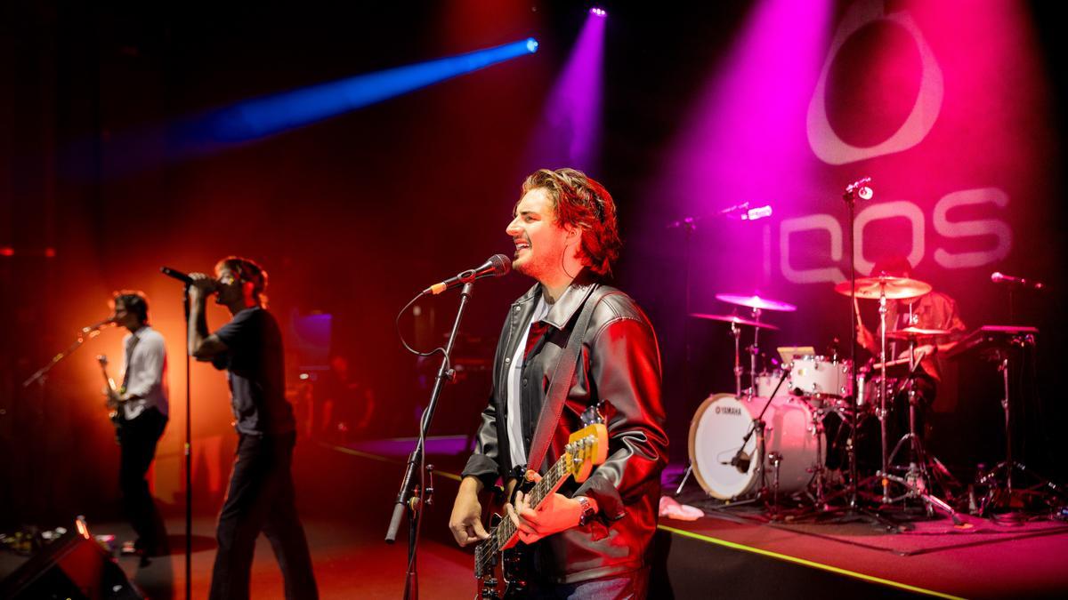 Actuación del grupo Marlon en el cierre de Forever Curious Music en el Teatro Campos de Bilbao.