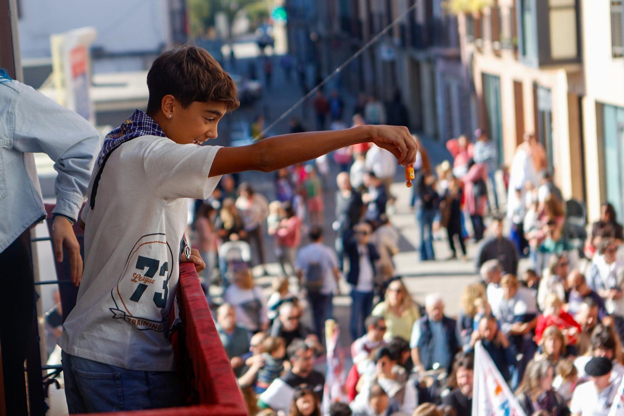 Multitudinario chupinazo infantil en Villava-Atarrabia