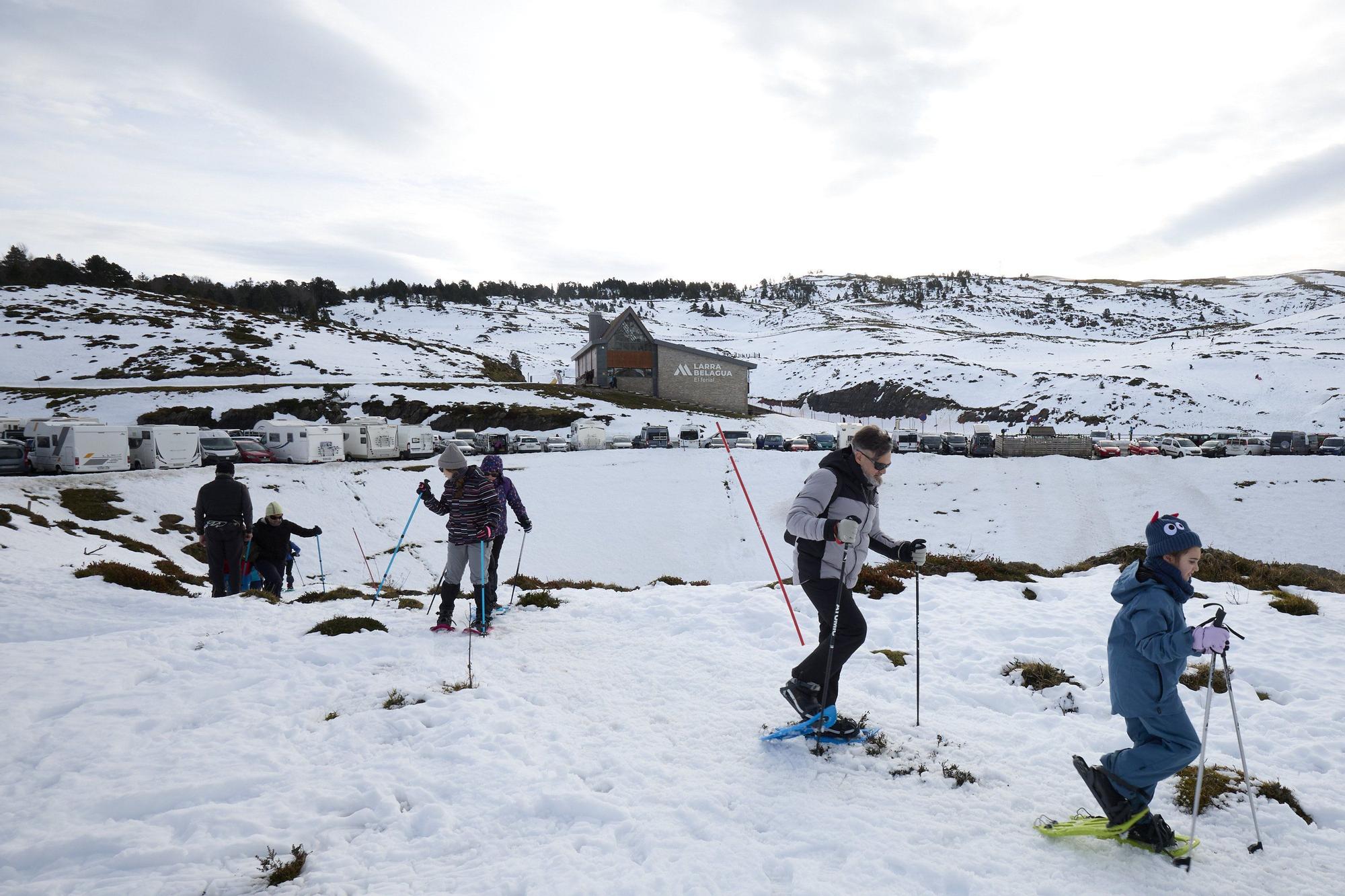 Día de nieve en Belagua