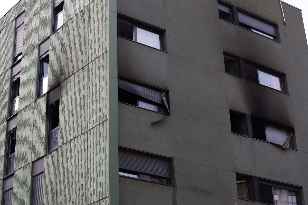 Incendio en un piso de la calle El Carmen de Barakaldo