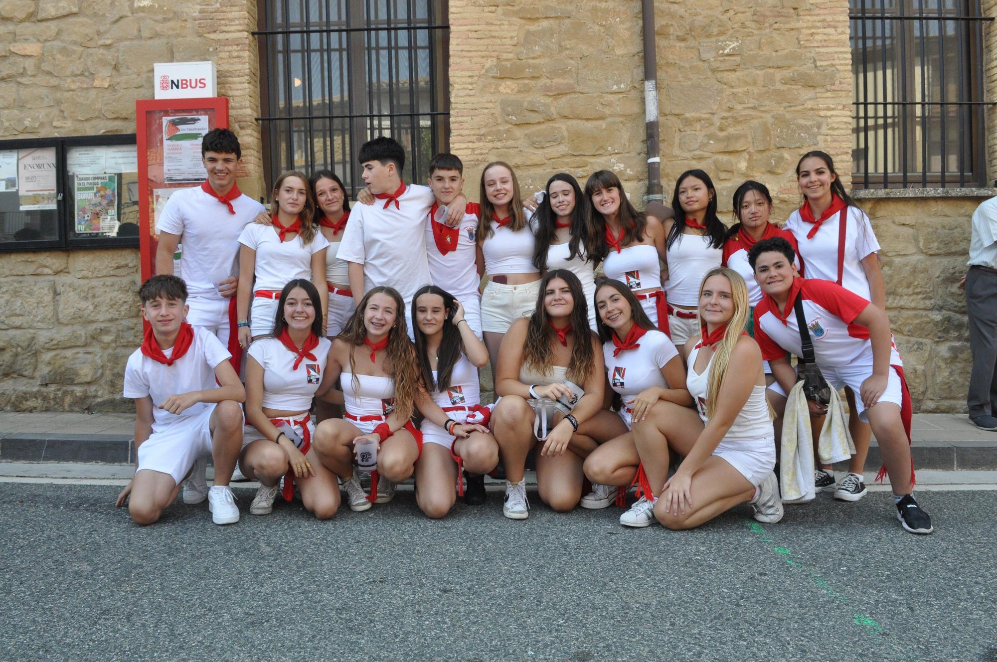 Imágenes del txupinazo de San Martín de Unx