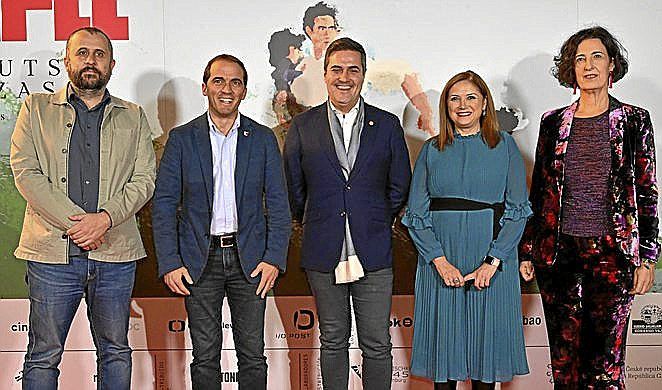 Alberto Alonso, Iñigo Ansola, Mikel Jauregi, María Jesús San José y Lorea Bilbao.