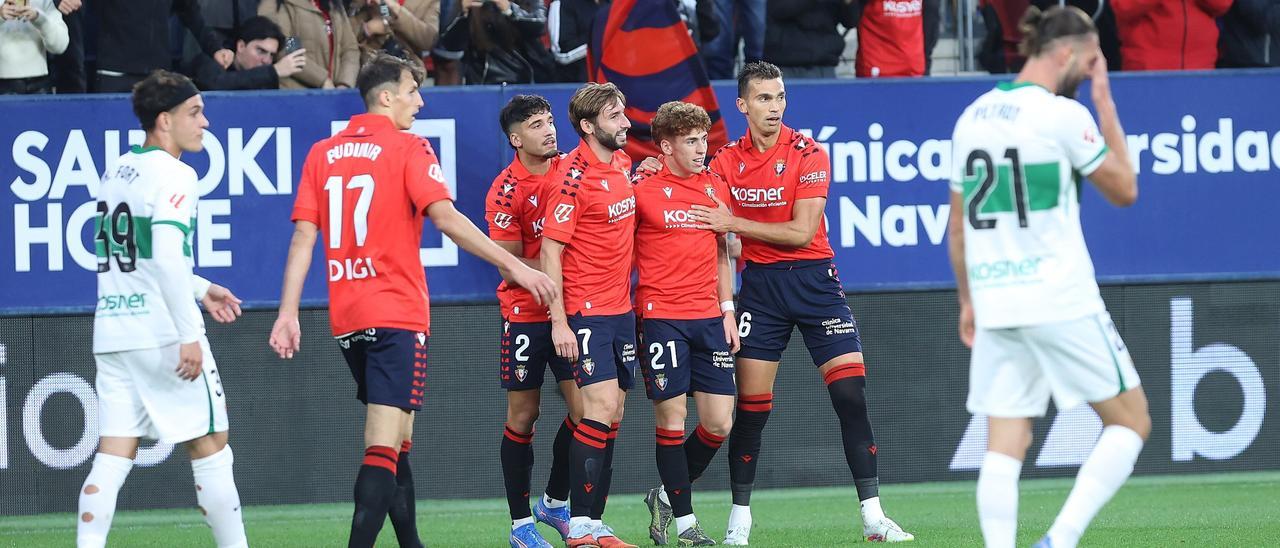 Las mejores imágenes del Osasuna-Elche