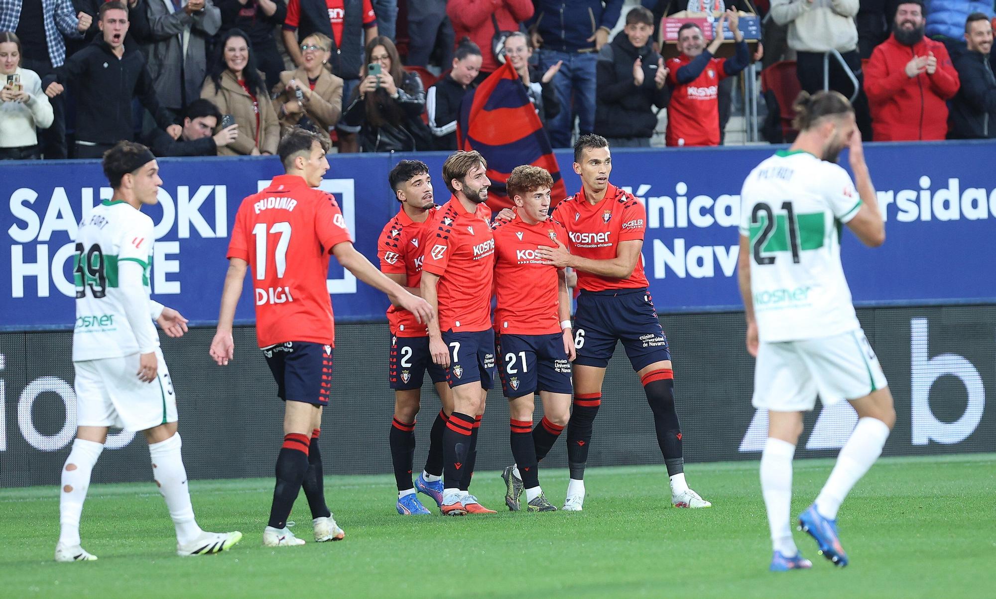 Las mejores imágenes del Osasuna-Elche