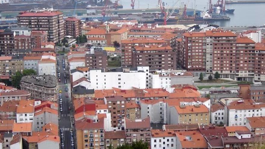 Casco urbano de Santurtzi.