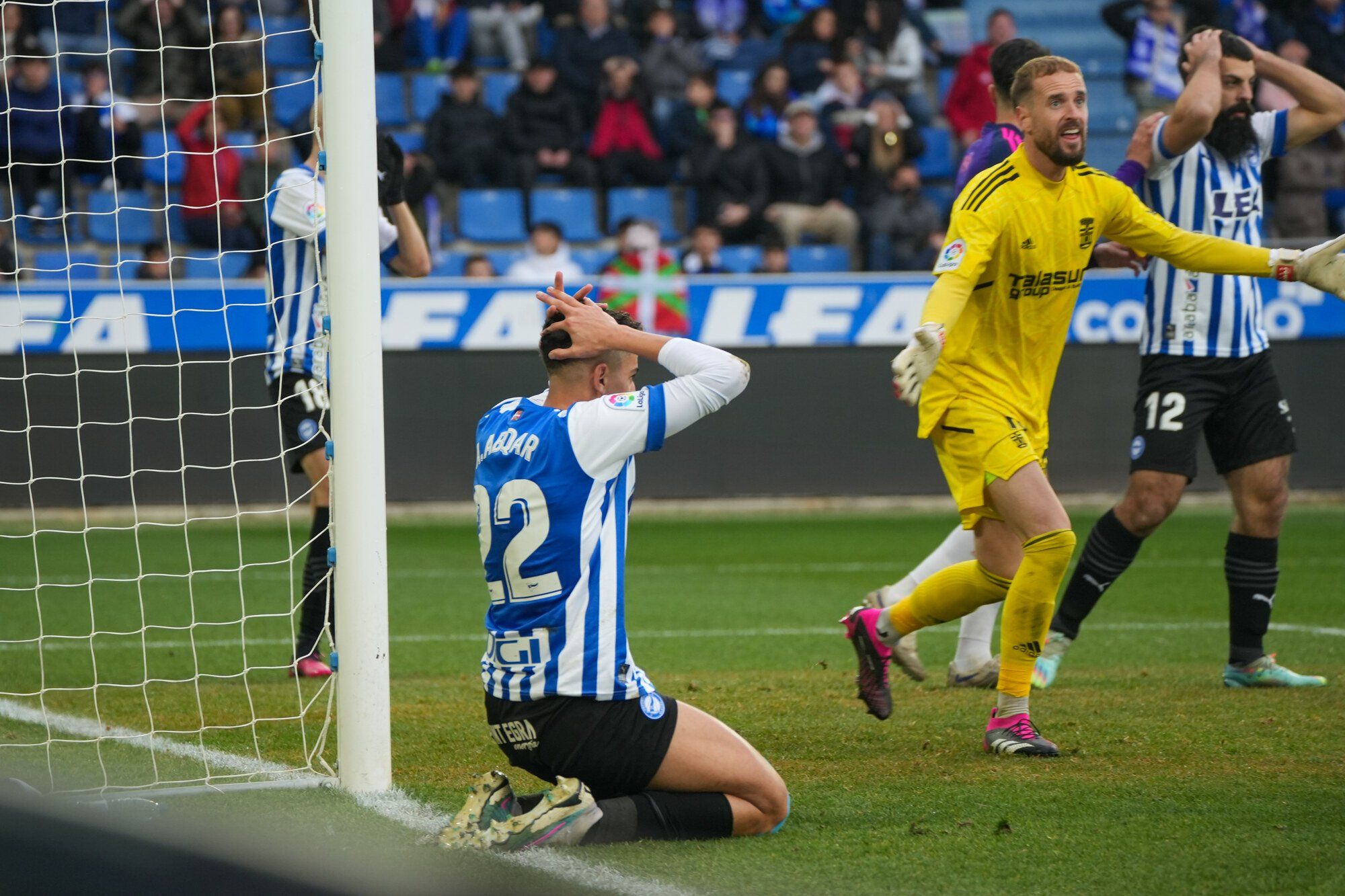 En imágenes: Todas las fotos del empate sin goles entre Alavés y Cartagena