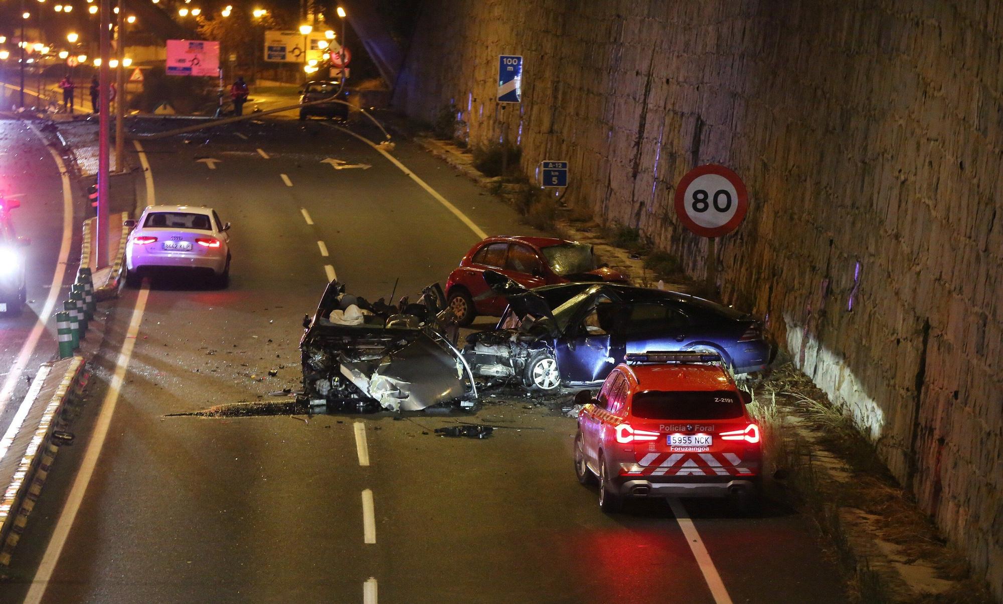 Grave accidente en Zizur