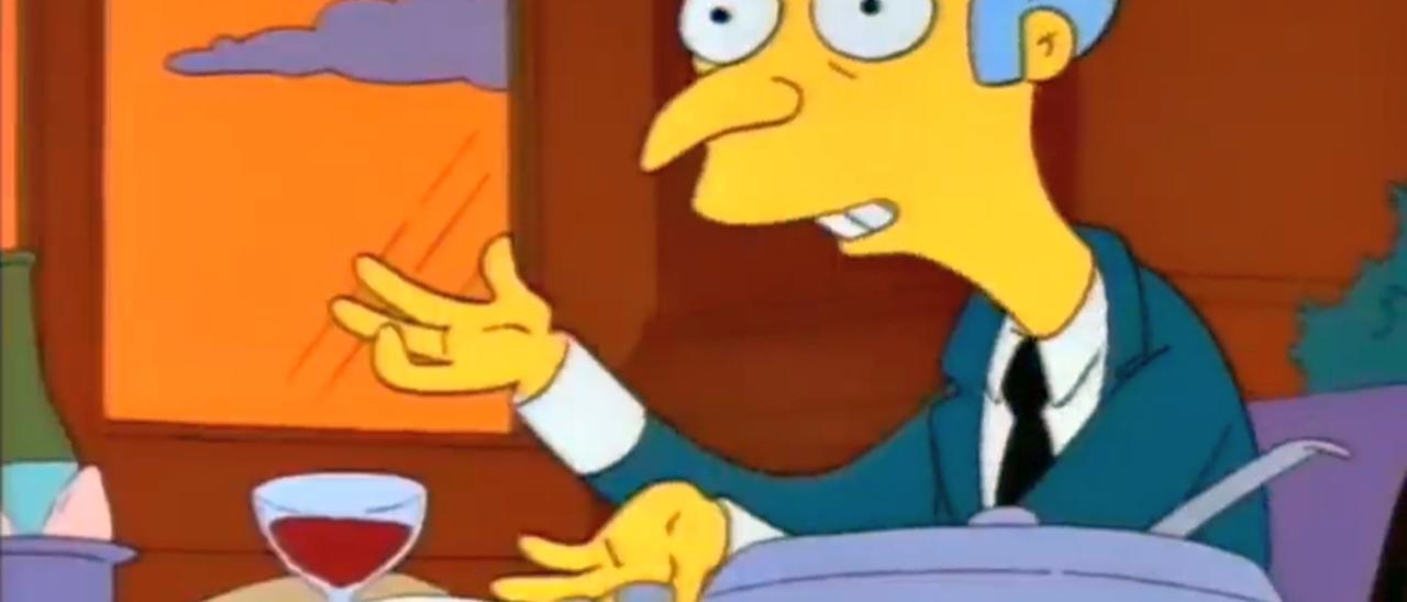 Montoro y Mr. Burns