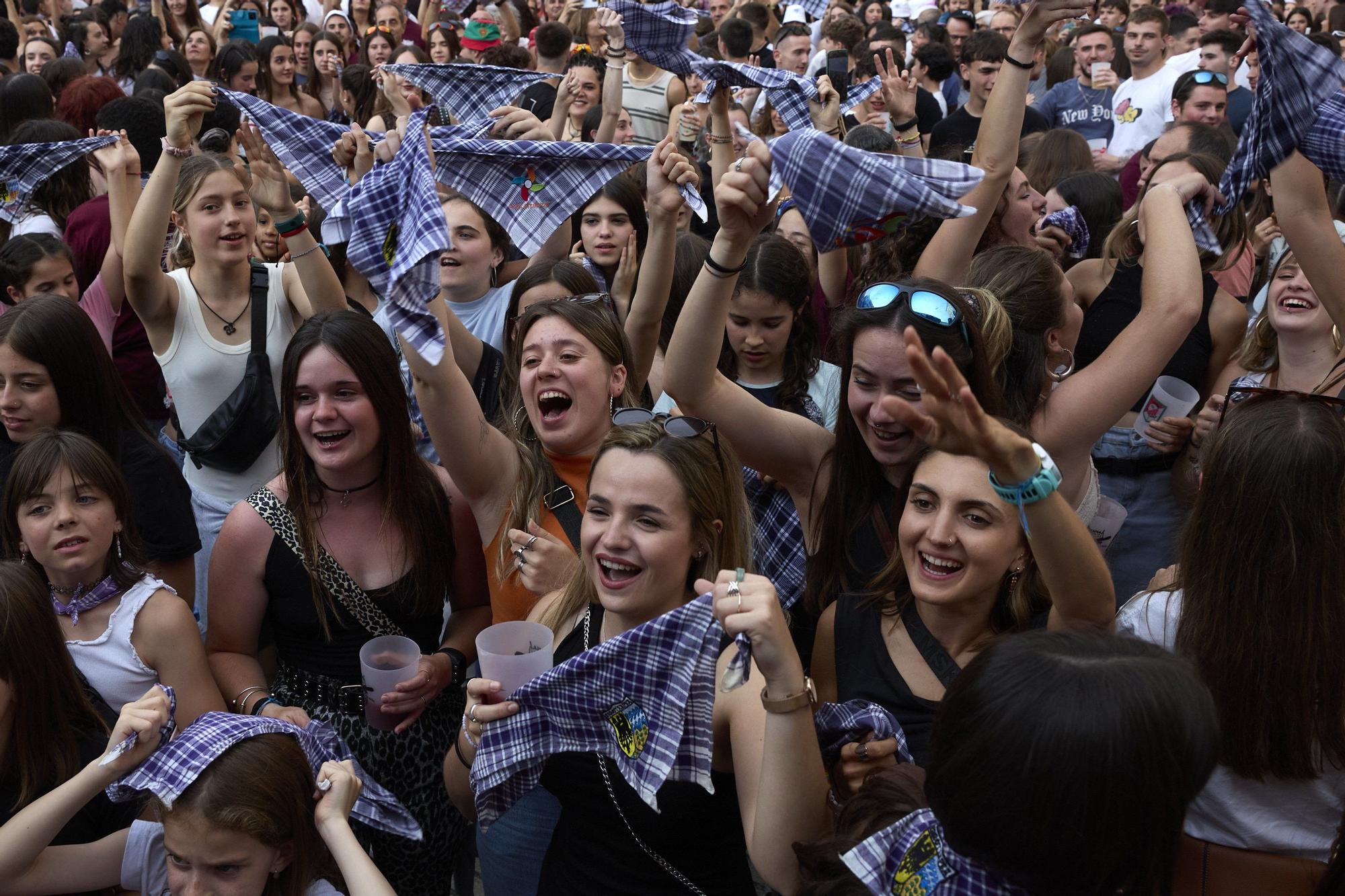 Fotos del chupinazo de la Rochapea