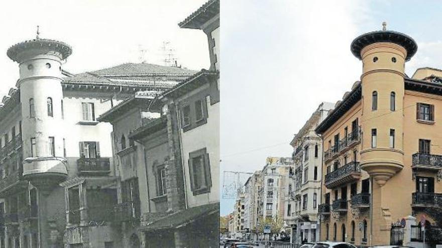 Chalets en la calle Arrieta, 1975