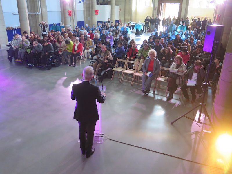 Inauguración de las nuevas instalaciones de Aspace en Urretxu