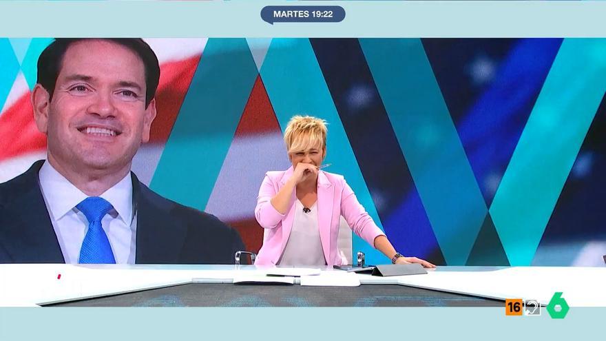 El ataque de risa de Cristina Pardo que le impide seguir con 'Más vale tarde'