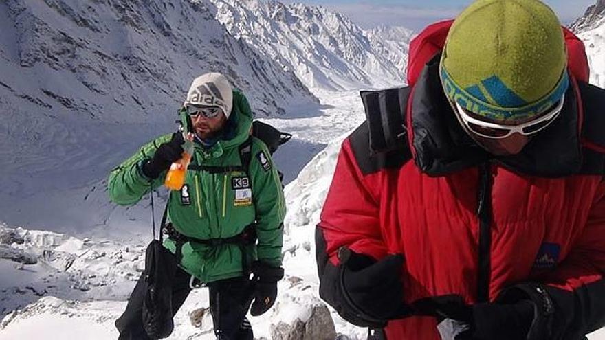 Txikon equipa la ruta hasta los 5.800 metros en el Nanga Parbat