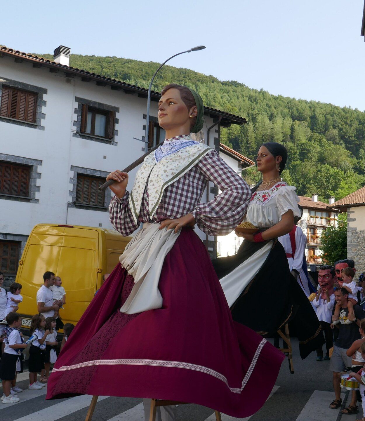 Fotos del inicio de las fiestas en Leitza