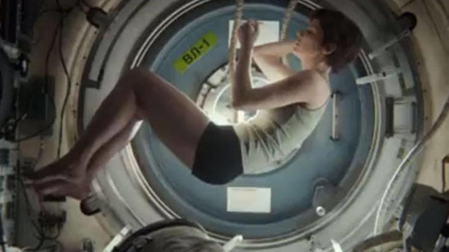 Proyección de &#039;Gravity&#039; en Tafalla.