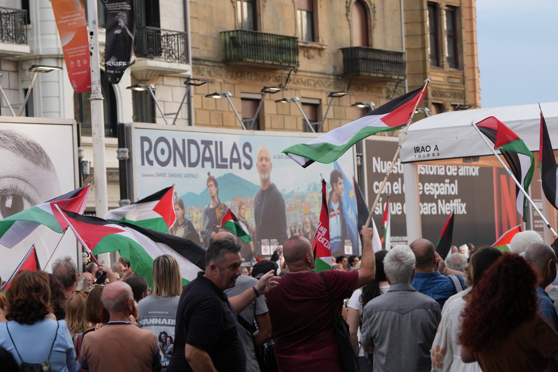 Las protestas por Palestina toman la alfombra roja