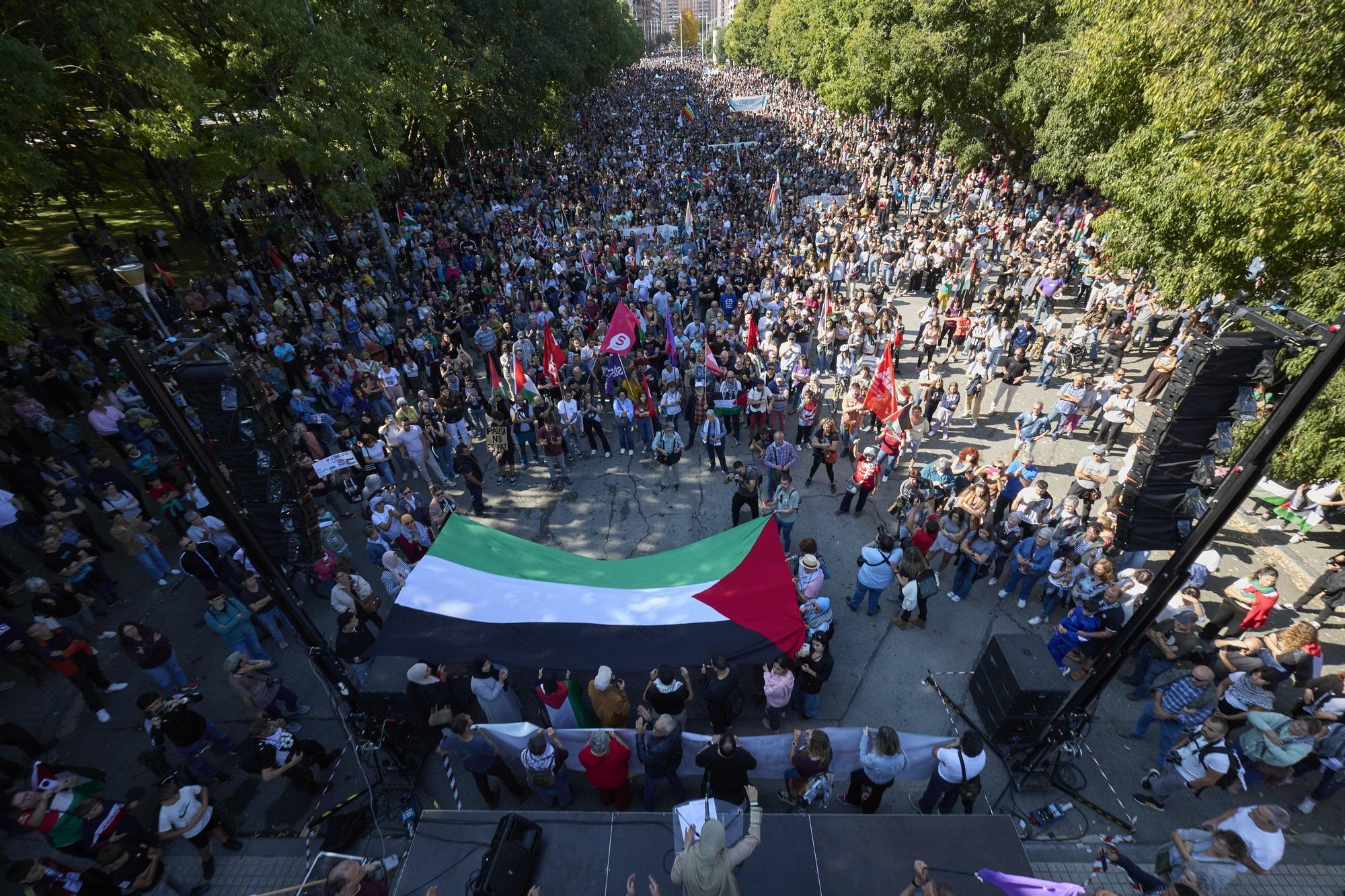 Huelga y paros en solidaridad con Palestina durante este miércoles en Navarra