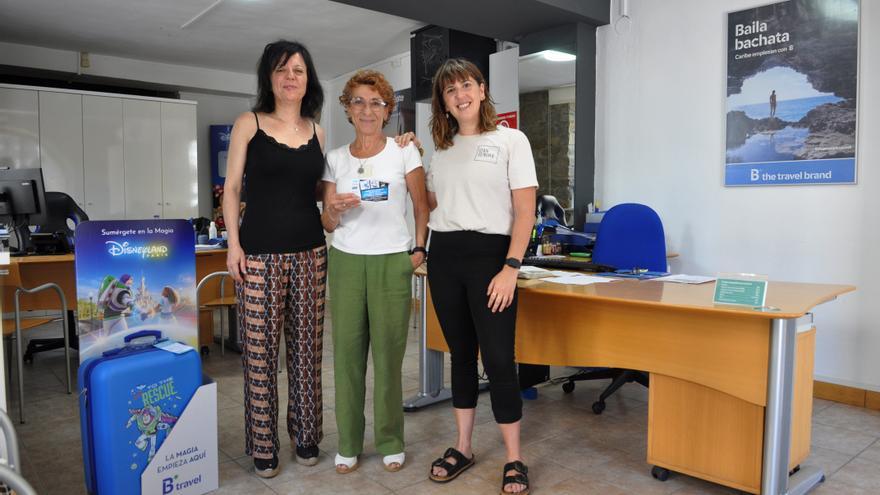 Miren Aznar, ganadora de las ‘Fiestas por el morro’ de Tafalla 2025