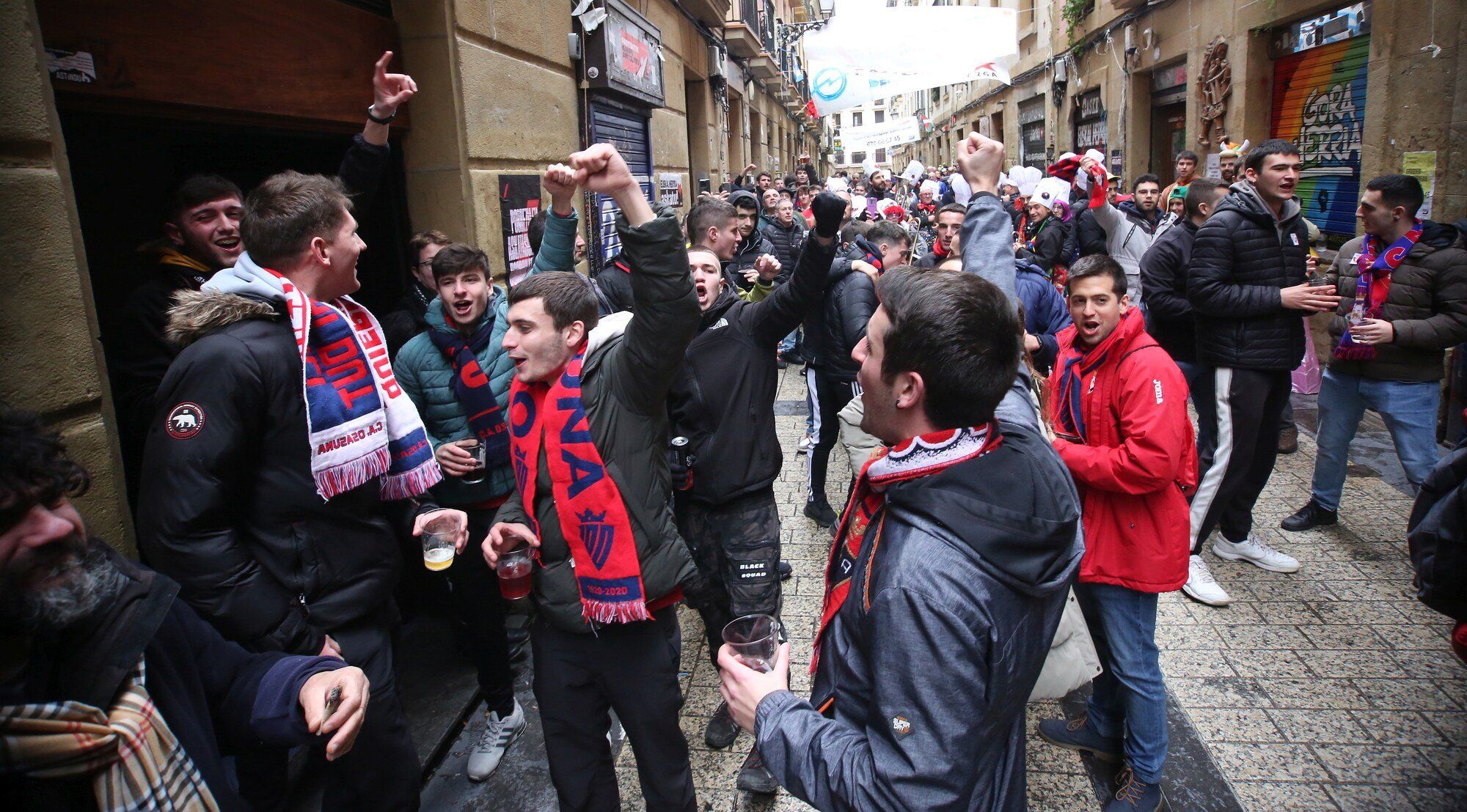 Carnaval rojillo en Donosti