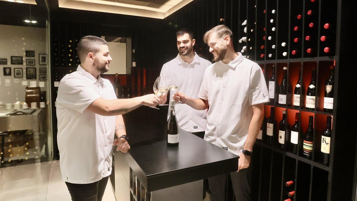 Asier Moreira, Koldo Galán y Koldo Romano