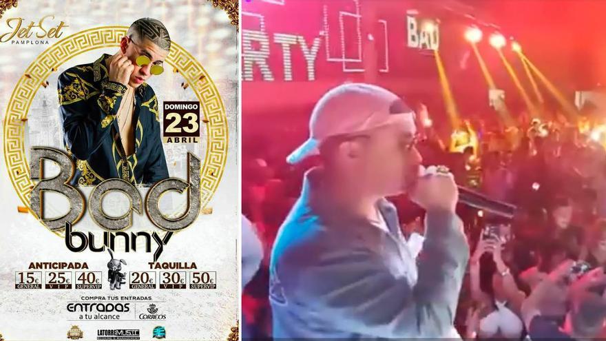 Barañáin en la biografía de Bad Bunny: actuación en un polígono industrial por 15 euros