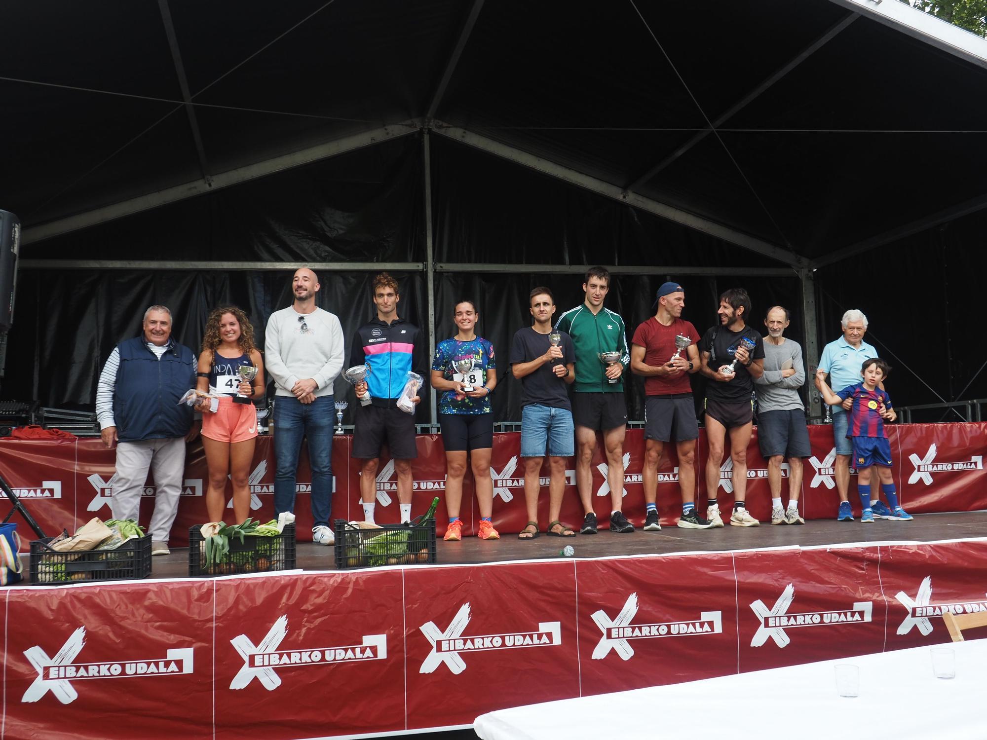 Pello Osoro y Patri Amundarain, los más rápidos en la dura ascensión de Eibar a Arrate