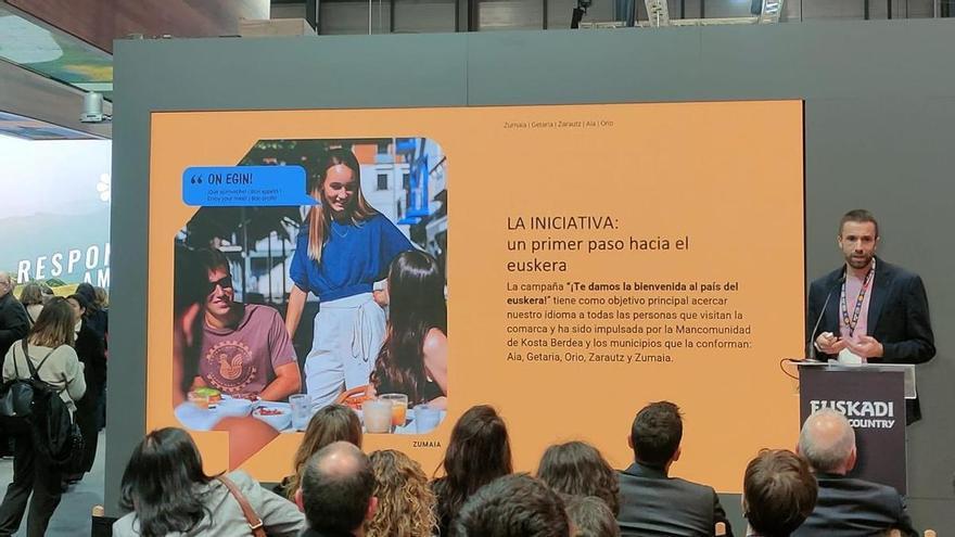 Urola Kosta sigue apostando por el valor añadido del euskera en Fitur