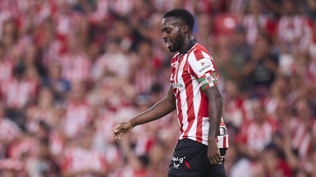 Inaki Williams durante el partido frente al Rayo Vallecano