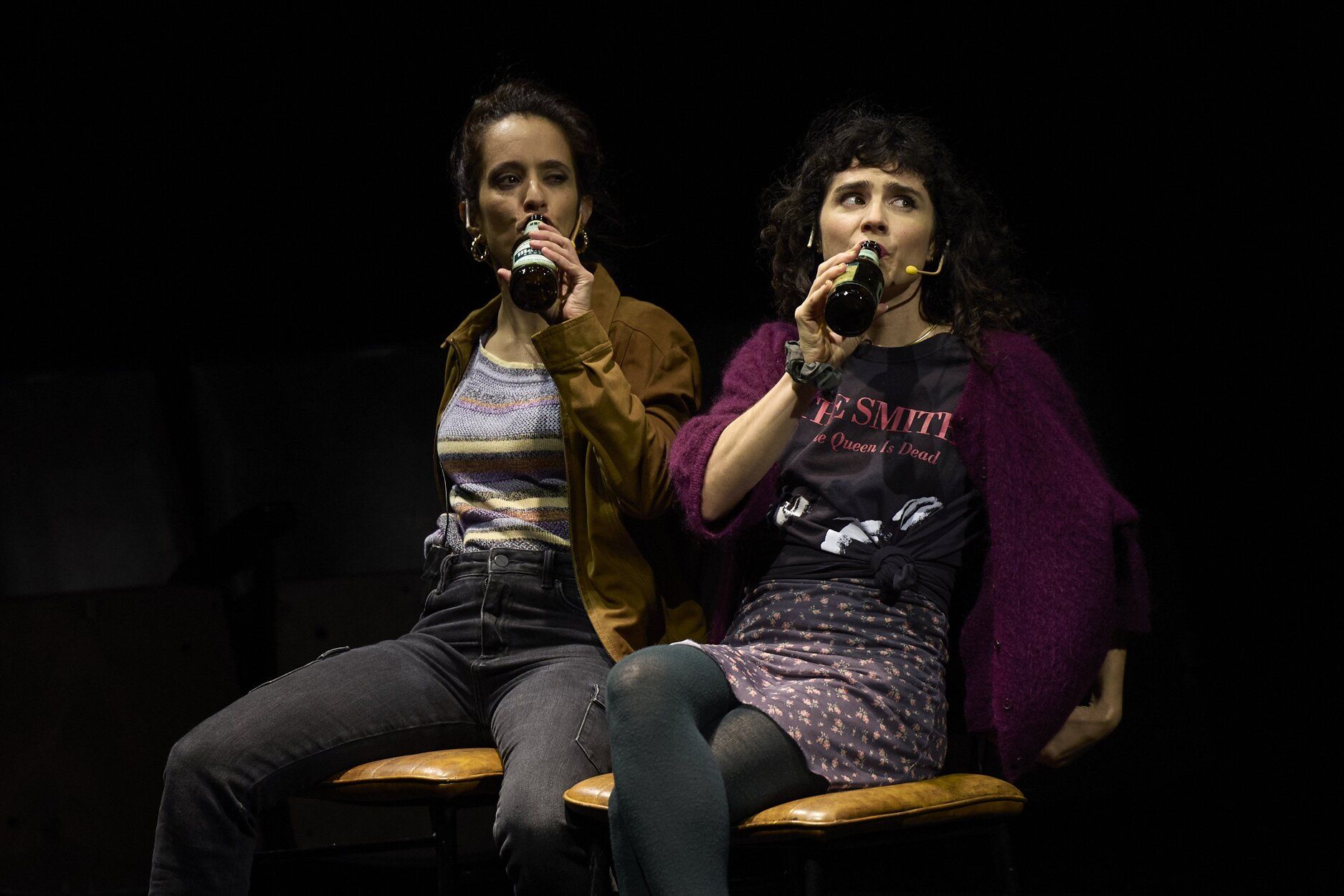 Imágenes de la representación de 'De Nao Albert y Marcel Borràs' en el Festival de Teatro de Olite