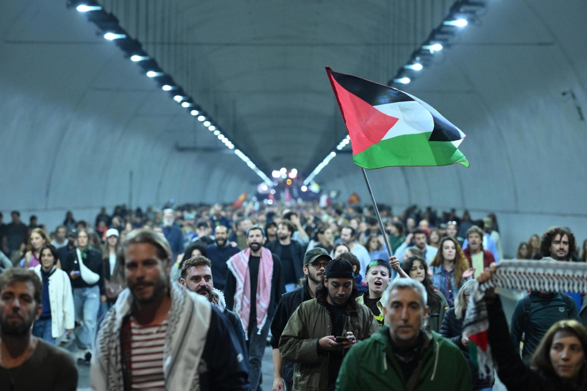 Protestas y disturbios tras la interceptación de la Flotilla Global Sumud