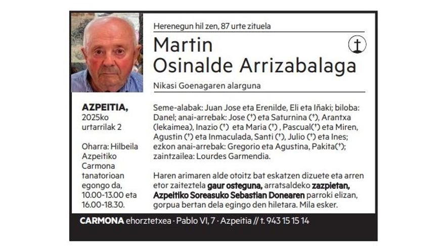 Martin Osinalde Arrizabalaga