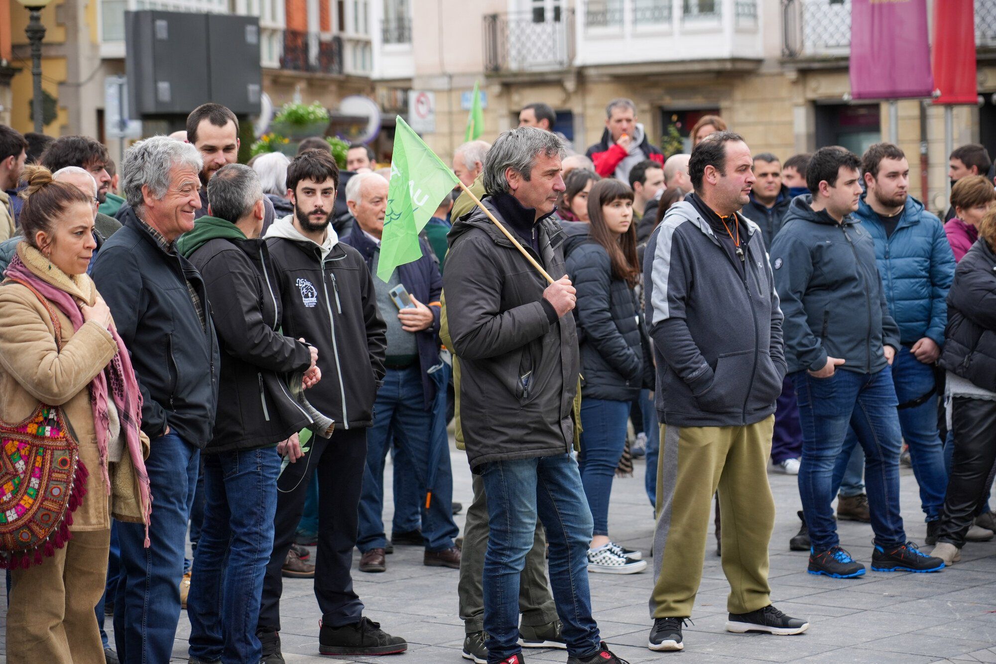 Los agricultores alaveses llegan a la Diputación con sus demandas